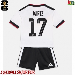 Tyskland Florian Wirtz #17 Hemmakläder Barn VM 2026 Kortärmad (+ Korta byxor)